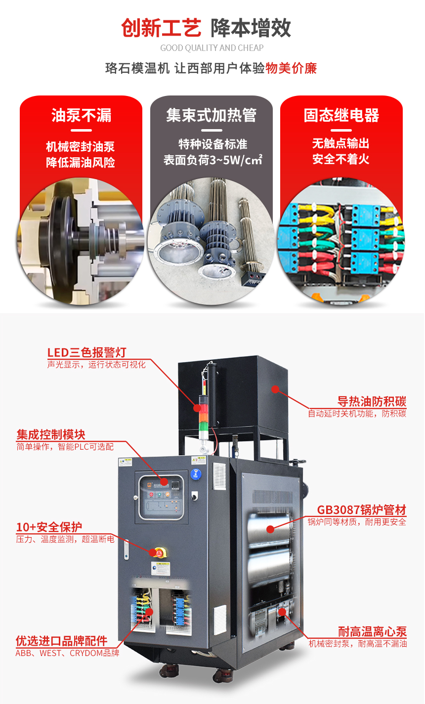 油式模溫機優(yōu)勢 油式模溫機優(yōu)勢
